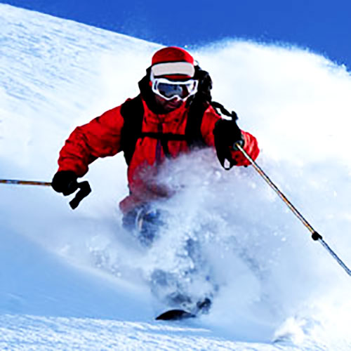 SNOW SKIING